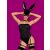 Bunny costume S/M black